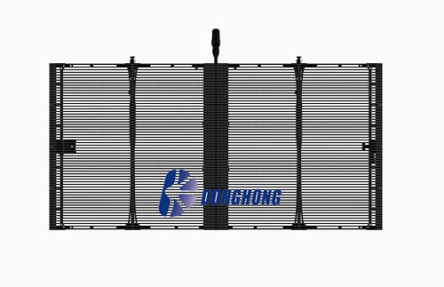 P10.416x10.416 Outdoor Transparent LED Screen